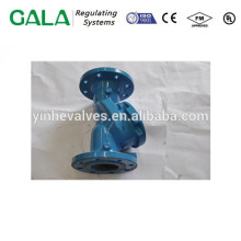 Flanged connection Y type strainer body iron casting